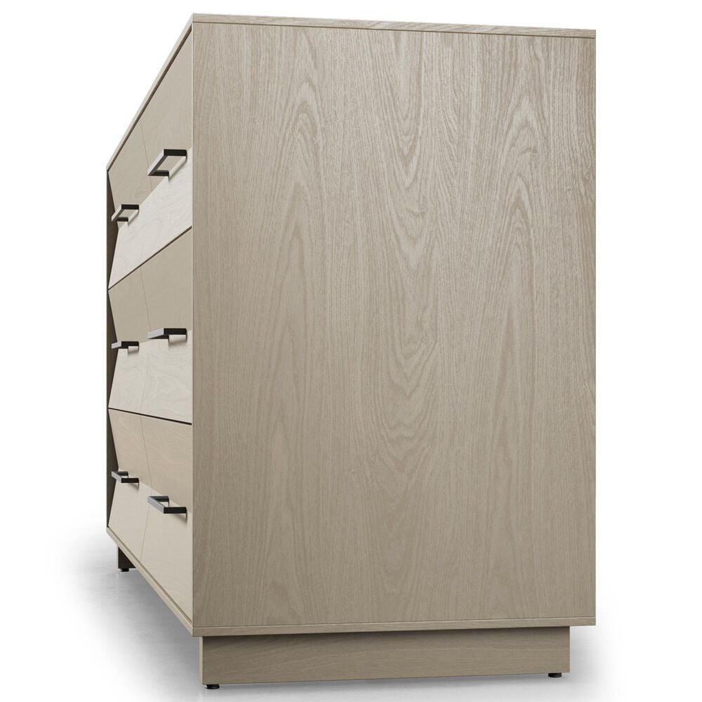 BDI Kara 4-Piece King Bedroom Set in Washed Oak, , large
