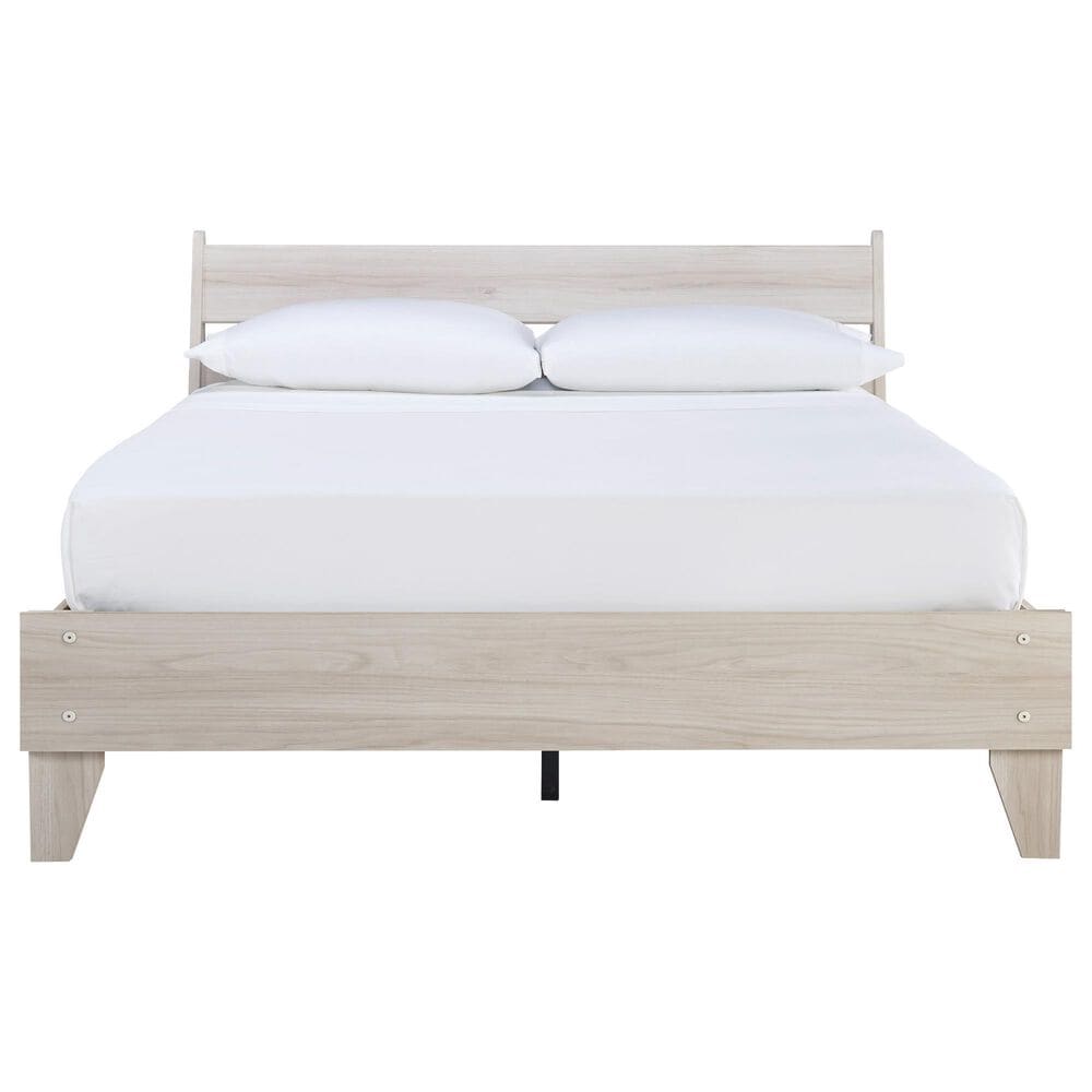 Ashley Socalle Queen Platform Bed in Light Natural, , large