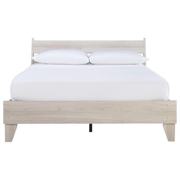 Ashley Socalle Queen Platform Bed in Light Natural, , large
