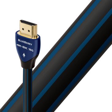 AudioQuest 16" 18G HDMI Cable in Blueberry, , large