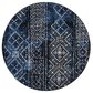 Safavieh Adirondack ADR111A-6R 6" x 6"  Silver/Black Round Rug, , large