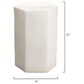 Splendor Living Kingsley Large Side Table in White, , large