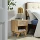 Modway Soma 1 Drawer and 1 Shelf Nightstand in Oak, , large