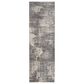 Nourison Rush CK953 2"3" x 10" Grey and Beige Runner, , large