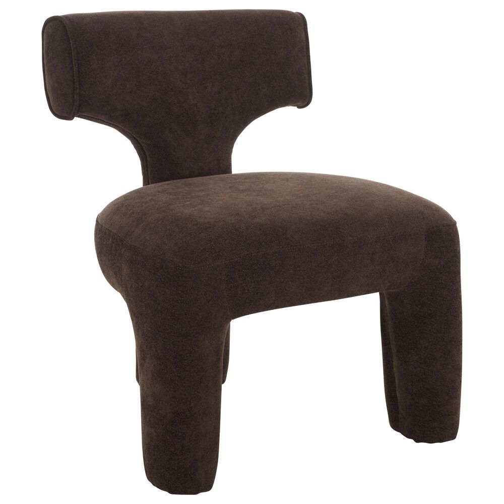 Safavieh Zalens Accent Chair in Warm Brown, , large