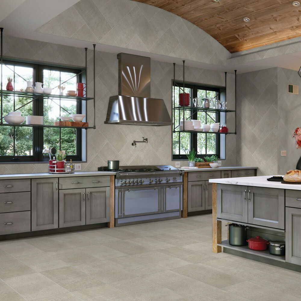 Dal-Tile Reminiscent Souvenir Gray 12" x 24" Porcelain Tile, , large