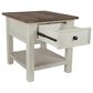Ashley Bolanburg End Table in Weathered Oak and Antique White, , large