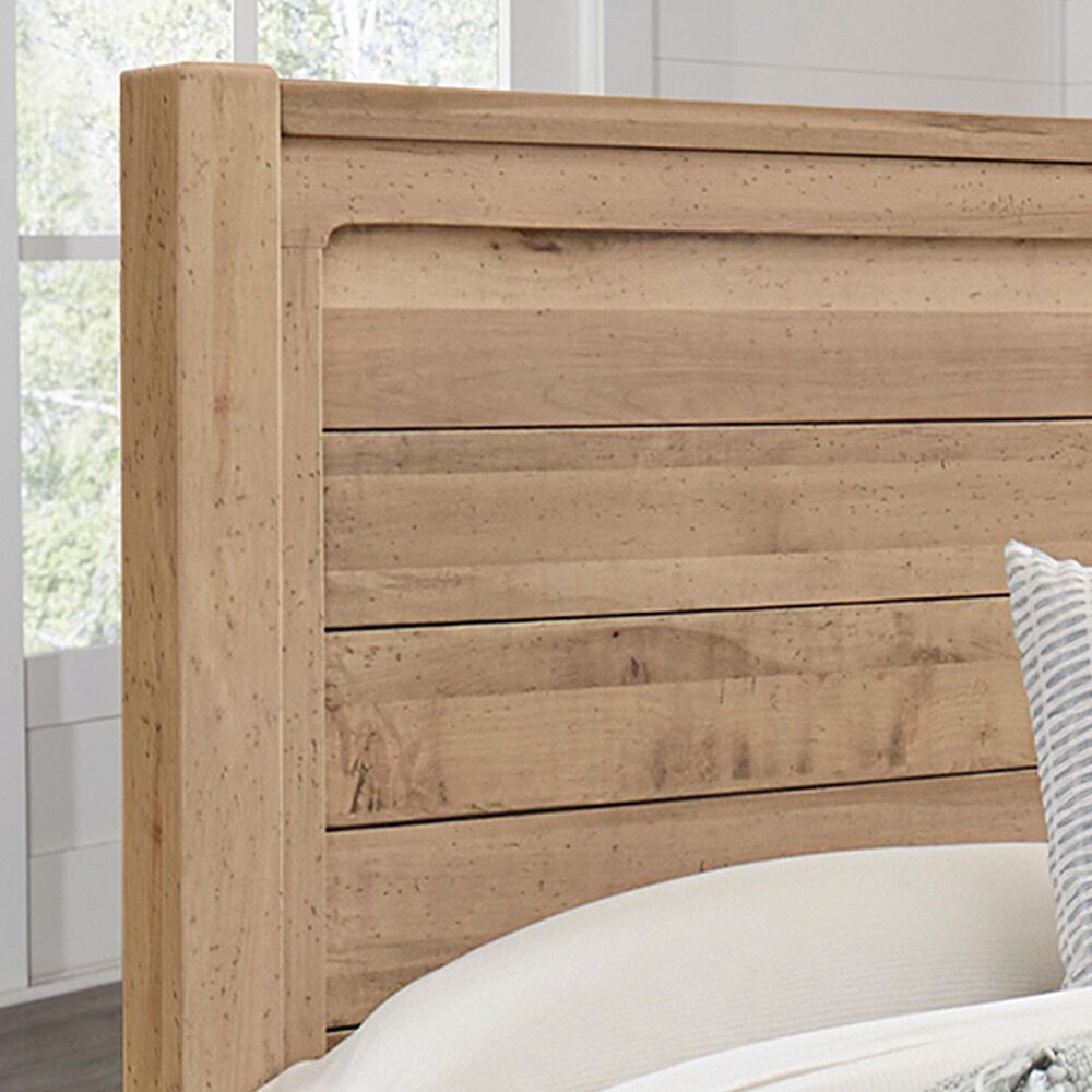 Viceray Collections Cool Rustic King Panel Plank Bed in Clear Maple, , large