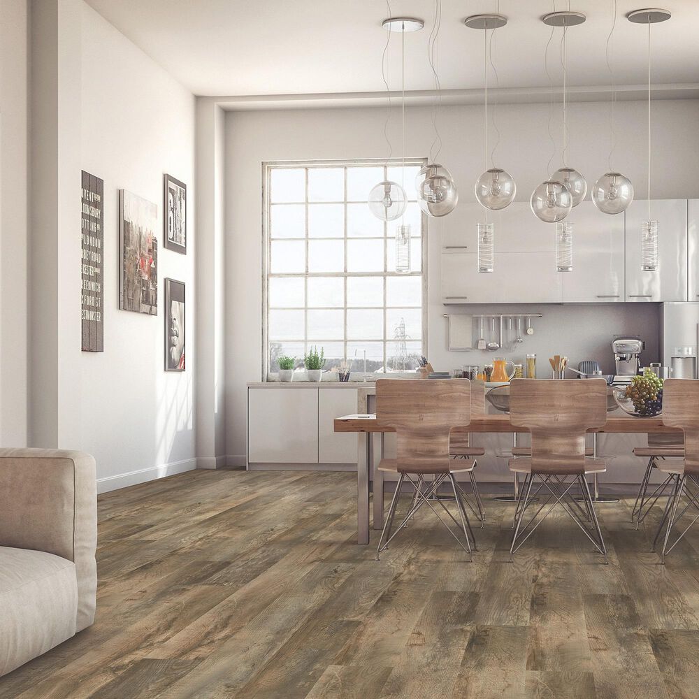Mohawk Dodford 20 Mil Glue Down Griffin Oak 7&quot; x 52&quot; Luxury Vinyl Plank, , large