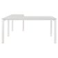 Ashley Baraga 61" L-Desk with Glass Top in White, , large