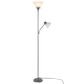 Grandview Gallery Dual Shade Floor Lamp in Silver, , large