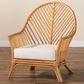 Baxton Studio Lisabon Arm Chair in Neutral, , large