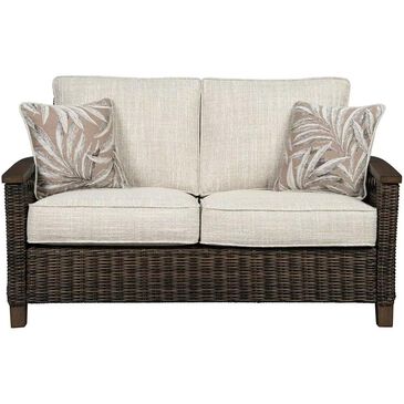 Signature Design by Ashley Paradise Trail Loveseat in Medium Brown, , large