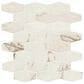 Marazzi Classentino Palazzo White 12" x 12" Linear Hexagon Porcelain Mosaic Sheet, , large