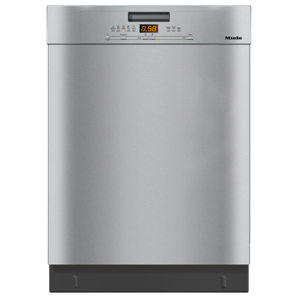 Miele 24" Built-In Front-Control Dishwasher in Stainless Steel, , large