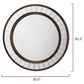 Splendor Living Coltrane Wood Mirror in Antique Bronze, , large