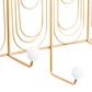 Maple and Jade Metal Glam Wall Hook in Gold (Set of 3), , large