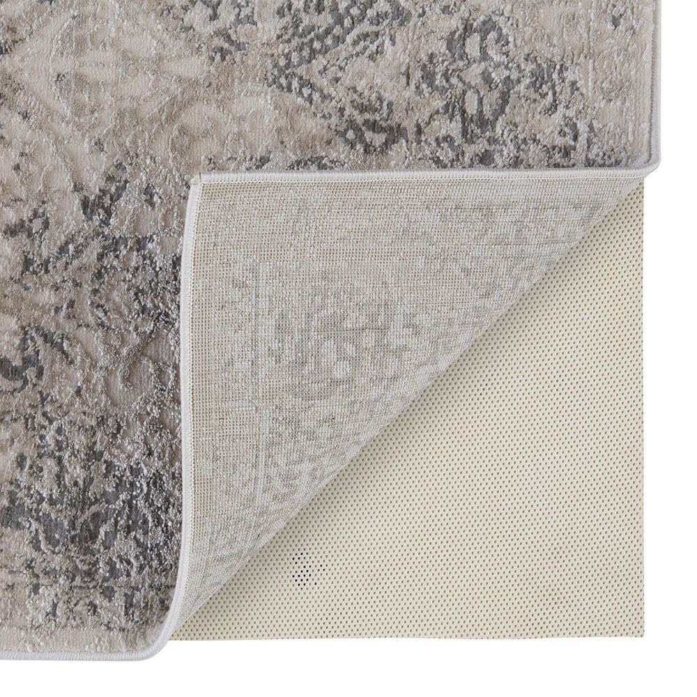 Feizy Prasad Oriental 8&#39; x 11&#39; Light Gray Area Rug, , large