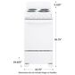 Hotpoint 20" Front-Control Electric Range in White, , large