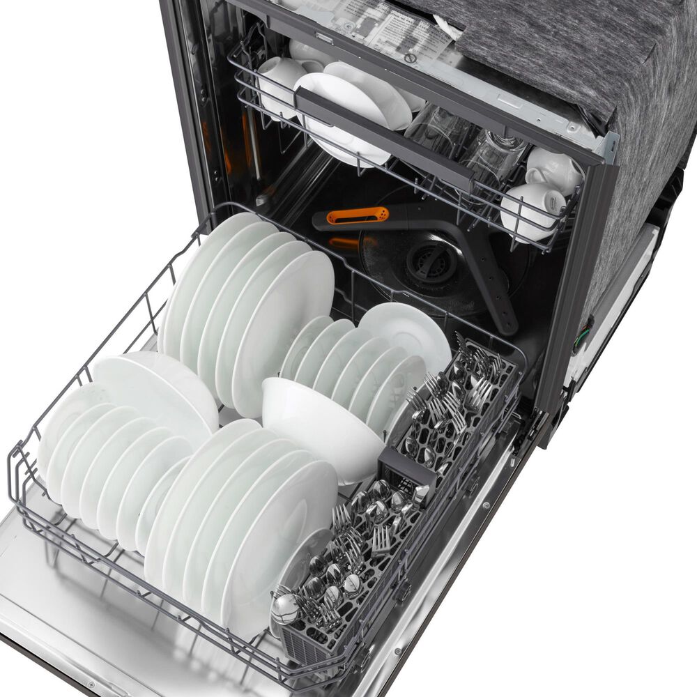 LG 24" Built-In Bar Handle Dishwasher with SteamAssist in Black Stainless Steel, , large