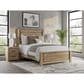 Ashley Brozmont Queen Panel Platform Bed in Natural Brown, , large