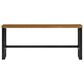 Linden Boulevard Haywood Sofa Bar Table in Brown and Gunmetal, , large