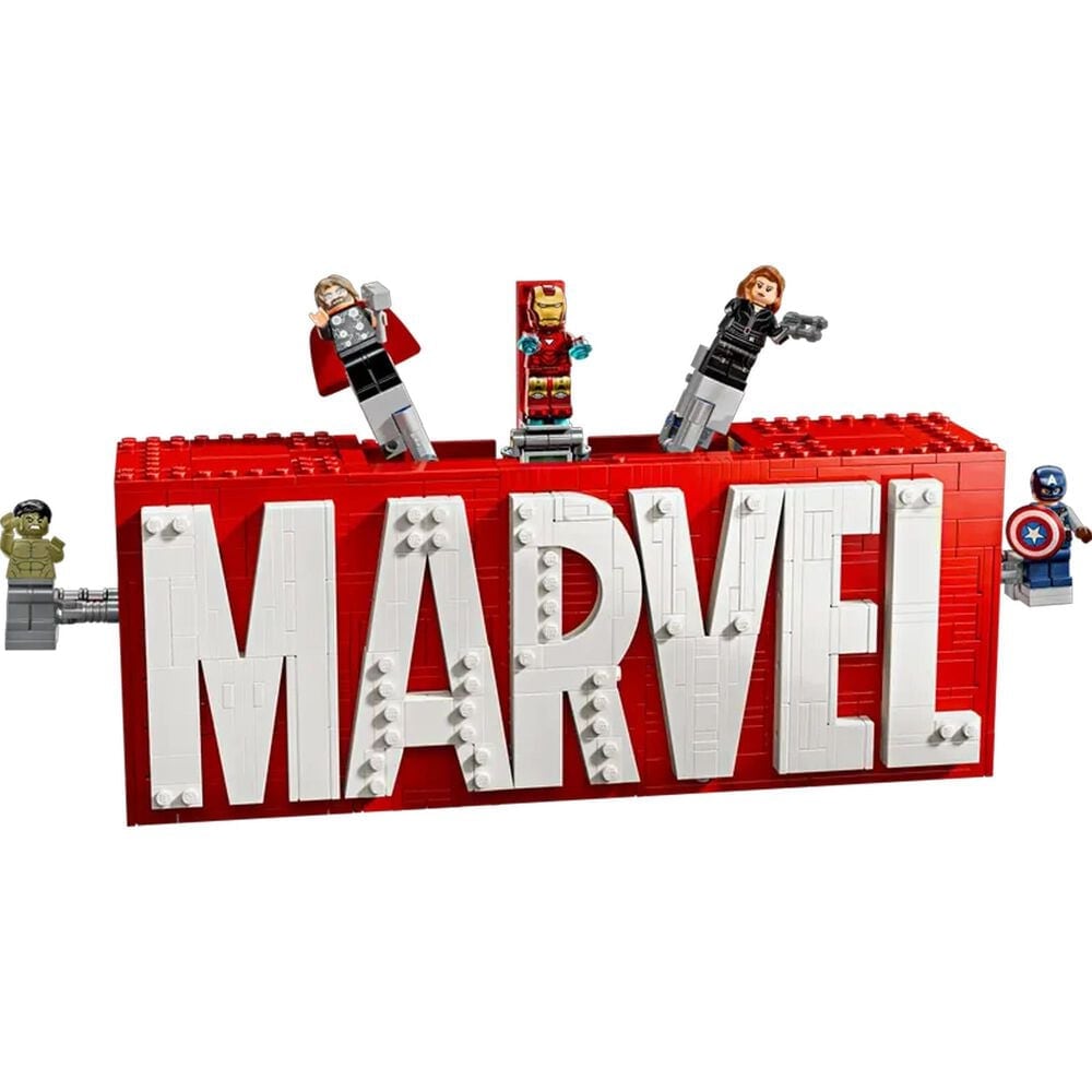 LEGO Marvel Logo &amp; Minifigures, , large