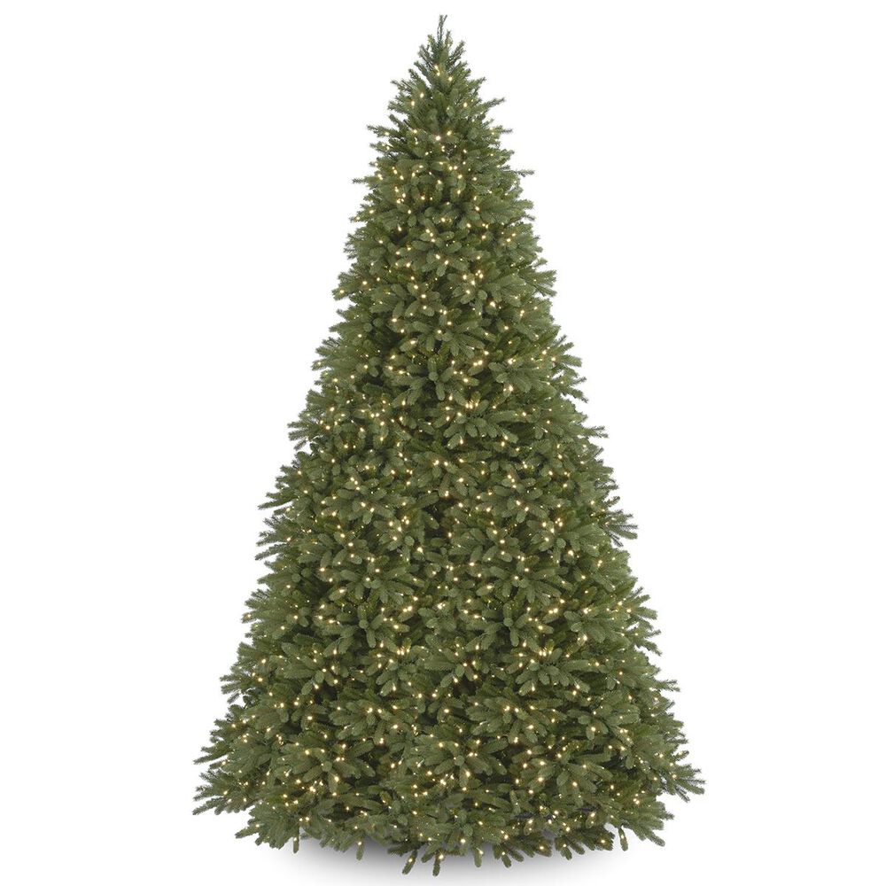 National Tree 12" Feel Real Fir Tree with 2000 White Lights, , large