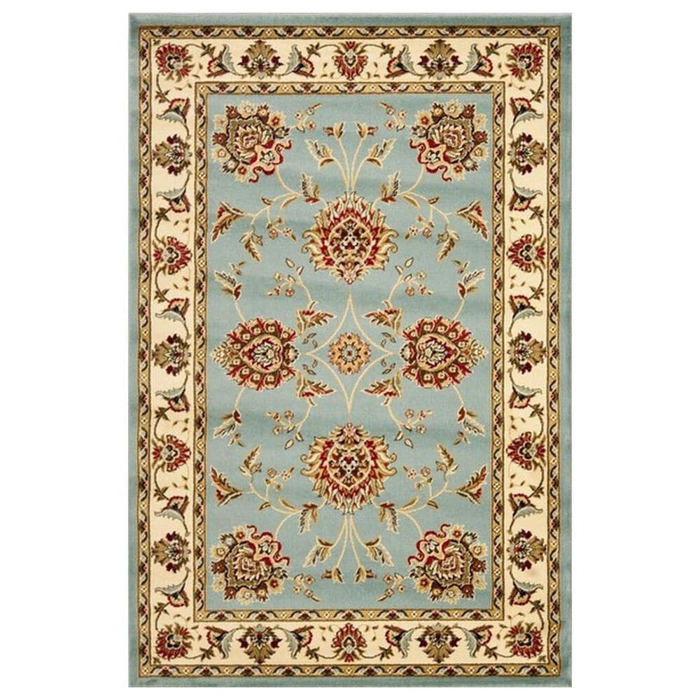 Safavieh Lyndhurst LNH555 3"3" x 5"3" Blue and Ivory Area Rug, , large