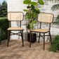 Baxton Studio Katina Side Chair in Dark Brown and Natural (Set of 2), , large