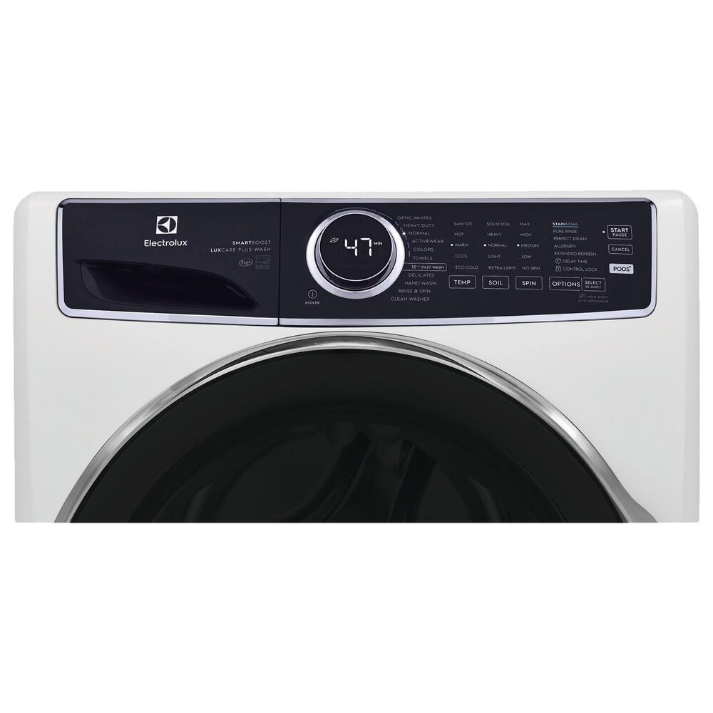 Electrolux 4.5 Cu. Ft. Front Load Washer and 8.0 Cu. Ft. Electric Dryer Laundry Pair in White, , large