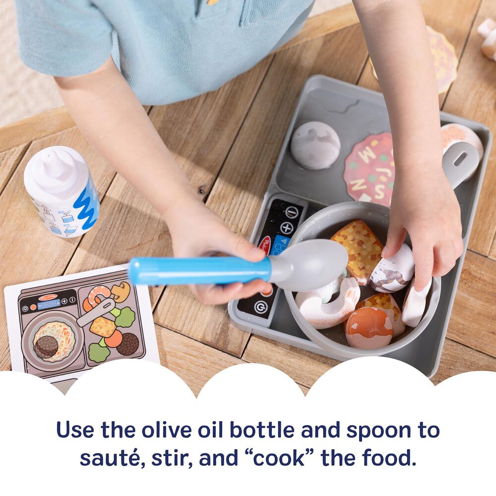 Melissa &amp; Doug Simmer &amp; Stir Stove Top Play Set, , large