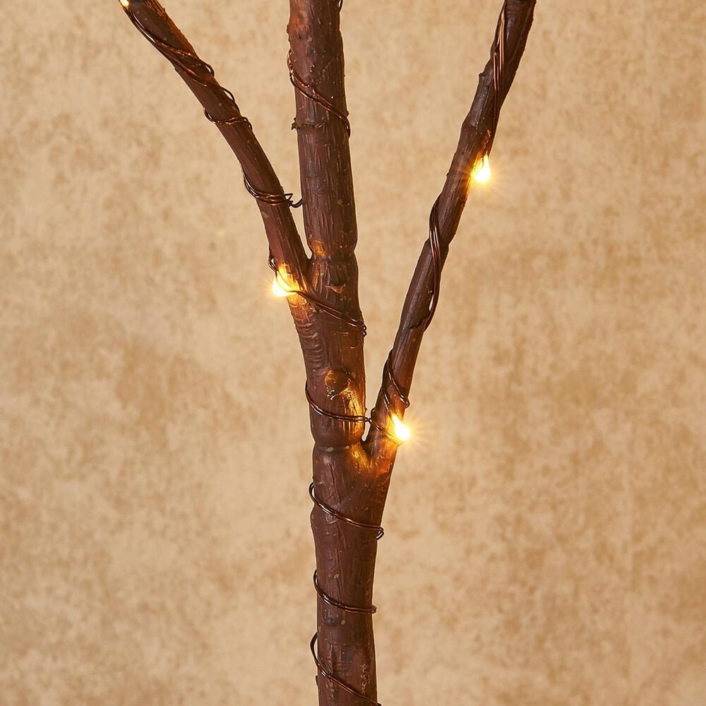 HOMLUX 32" Willow Branch with 100 LED Lights in Brown, , large