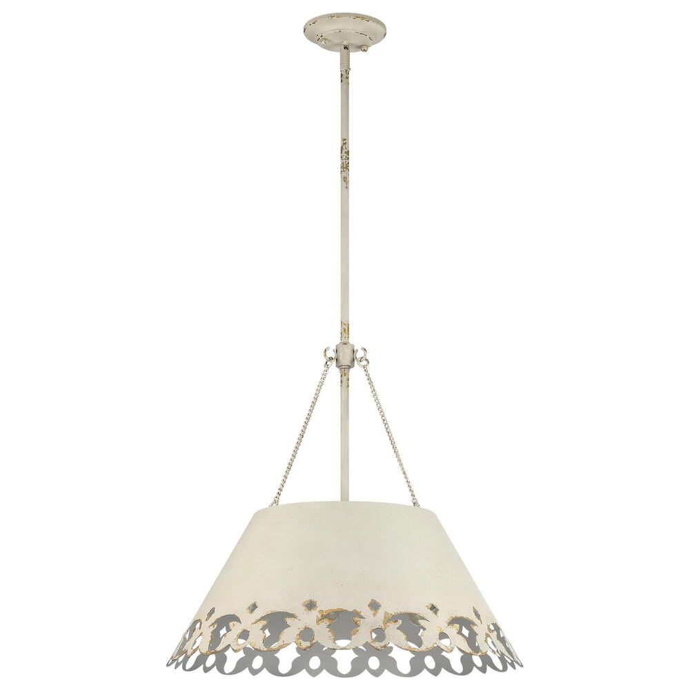 Golden Lighting Eloise 5-Light Pendant in Antique Ivory and Gold, , large