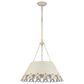 Golden Lighting Eloise 5-Light Pendant in Antique Ivory and Gold, , large
