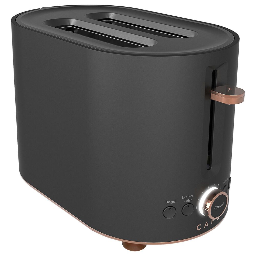 Cafe Specialty 2-Slice Toaster in Matte Black, , large