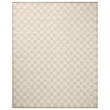 Loloi Knox Ivory and Khaki 5"6" x 8"6" Area Rug, , large