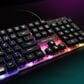 Enhance Voltaic 2 Mechanical-Feel Gaming Keyboard in Black and Clear, , large