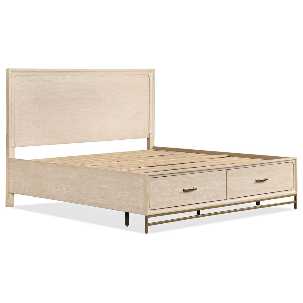 Furniture of America Sandnes 6-Piece Queen Bedroom Set in Light Oak, , large