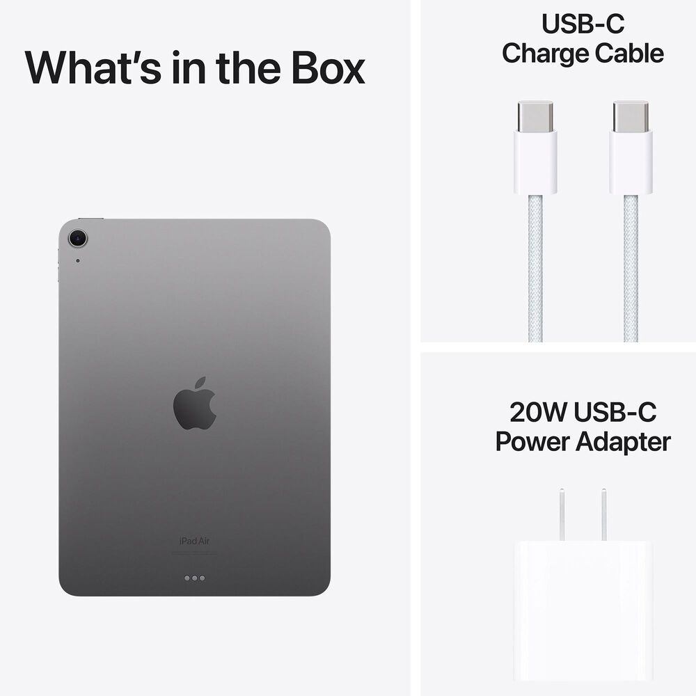 Apple iPad Air 11-Inch M2 chip with Wi-Fi only - 256GB in Space Gray, , large