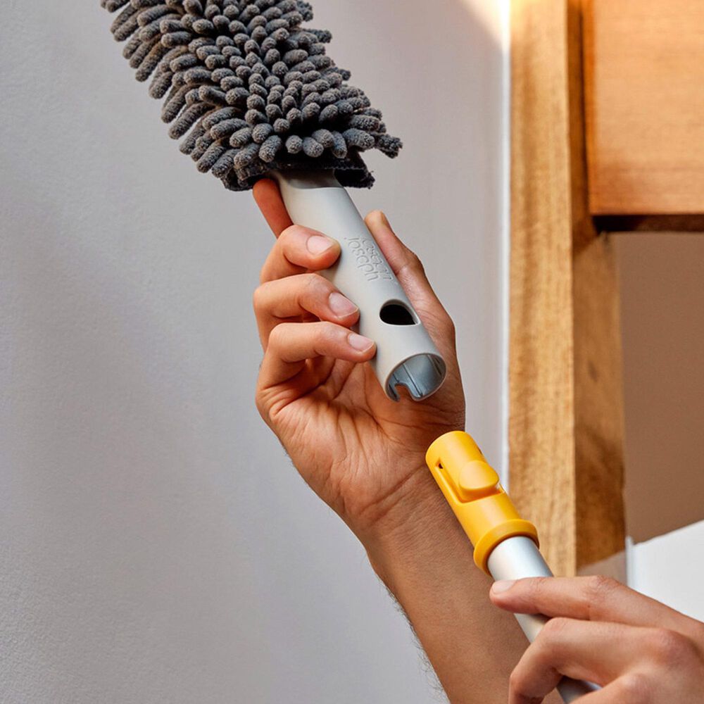 Joseph Joseph CleanTech Telescopic Extension Pole in Silver, , large