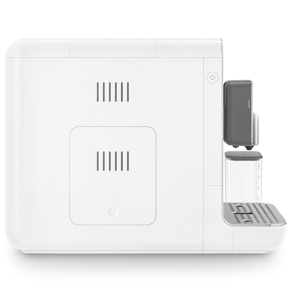 SMEG 47 Oz Automatic Coffee Machine in Matte White, , large