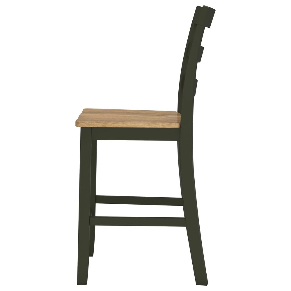 Ashley Gesthaven 5-Piece Counter Height Dining Set in Natural and Green, , large