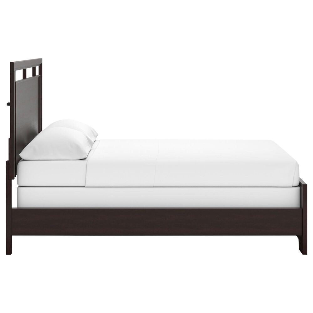 Ashley Covetown 5-Piece Cal King Bedroom Set in Dark Brown, , large