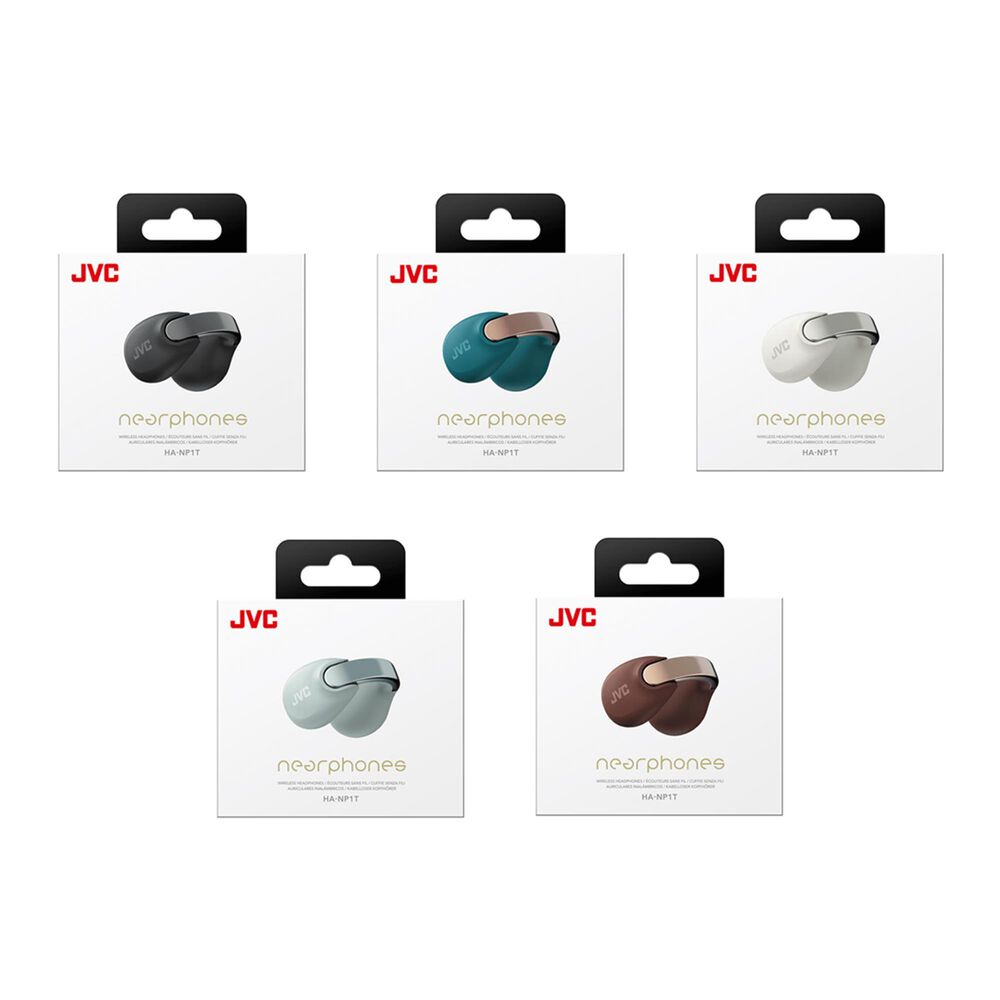 JVC Nearphones Open-Ear True Wireless Earbuds in Off White, , large