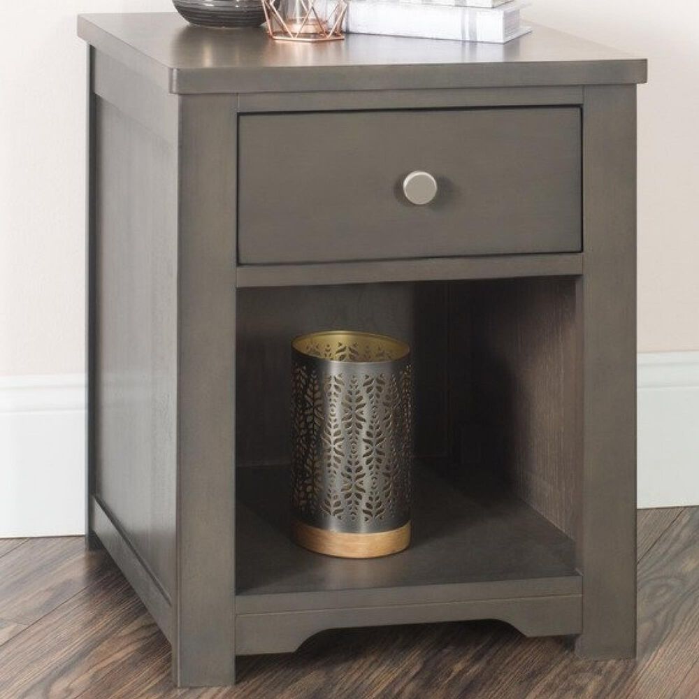 Foundations Worldwide Harmony Night Stand in Dapper Gray, , large