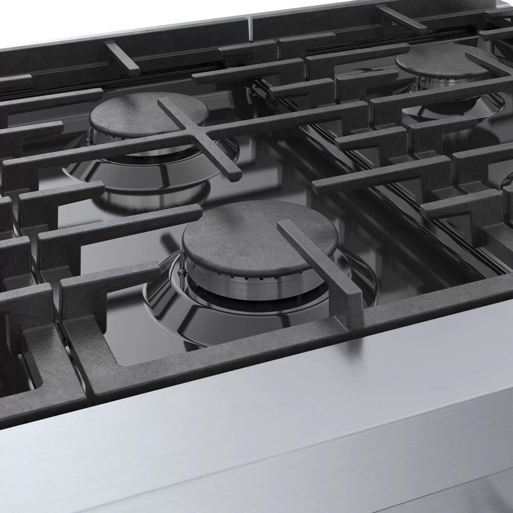 Bosch 36&quot; Gas Cooktop with 6 Burners in Stainless Steel, , large