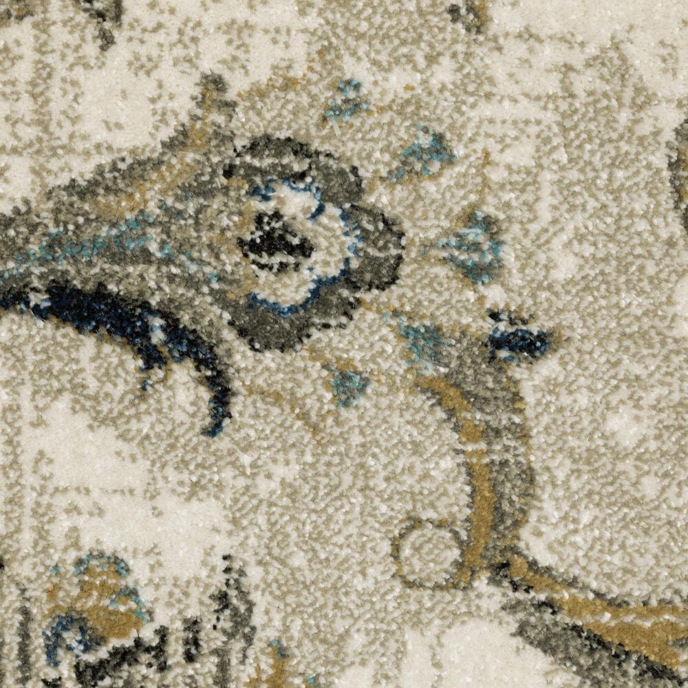 Oriental Weavers Venice Salerno 5&#39;3&quot; x 7&#39;3&quot; Beige and Gold Area Rug, , large
