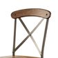 Furniture of America Alford Side Chair in Natural Elm and Bronze (Set of 2), , large