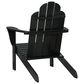 Linon Home Decor Adirondack Patio Chair in Black, , large